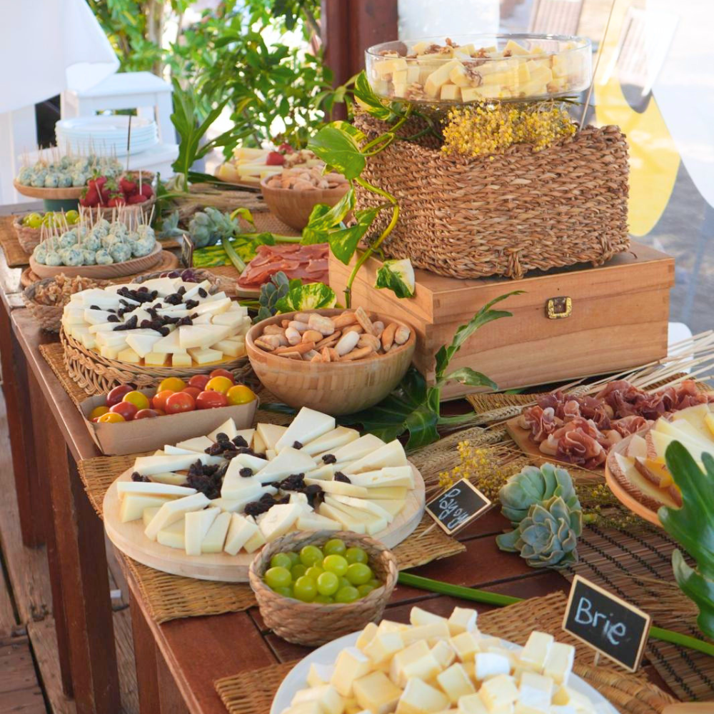 Buffet en el Afrikano Buffet de la boda